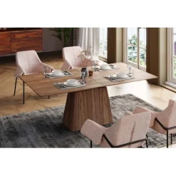 Table à rallonges Benvenuto noyer 200(