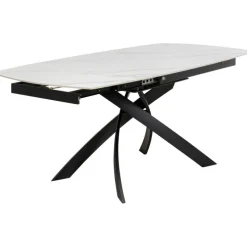 Table à rallonges Twist onyx 120(30+30)x90cm