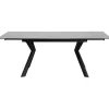 Table à rallonges Xenia noir 140(30+30)x80cm