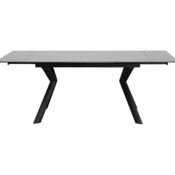 Table à rallonges Xenia noir 140(30+30)x80cm