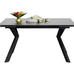 Table à rallonges Xenia noir 140(30+30)x80cm