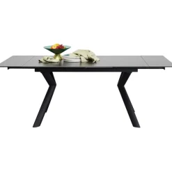 Table à rallonges Xenia noir 140(30+30)x80cm