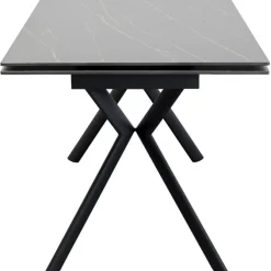 Table à rallonges Xenia noir 140(30+30)x80cm