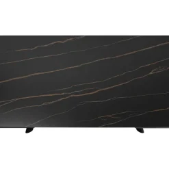Table à rallonges Xenia noir 140(30+30)x80cm