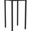 Table bar Jardin noir 60x60cm
