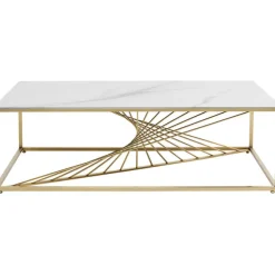 Table basse Art Marble verre 140x70cm