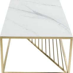 Table basse Art Marble verre 140x70cm