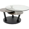 Table basse Avignon 80 (+124)x80cm