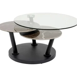 Table basse Avignon 80 (+124)x80cm