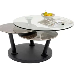 Table basse Avignon 80 (+124)x80cm