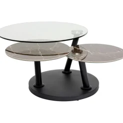 Table basse Avignon 80 (+124)x80cm