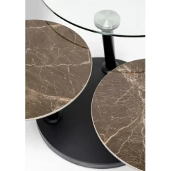 Table basse Avignon 80 (+124)x80cm