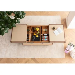 Table basse bar Venezia Creme 120x75cm