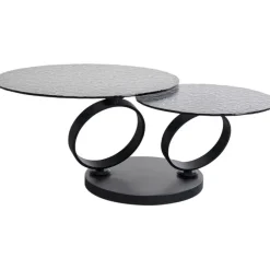Table basse Beverly Bubble noir 133x80cm