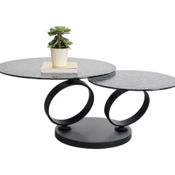Table basse Beverly Bubble noir 133x80cm