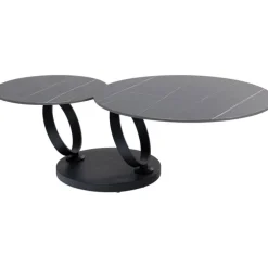 Table basse Beverly noir 133x80cm