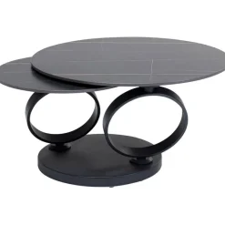 Table basse Beverly noir 133x80cm
