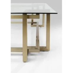 Table basse Clara doré 120x120cm