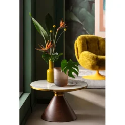 Table basse Cono Ceramique Ø70cm