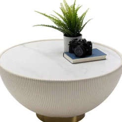 Table basse Endless Vegas blanc Ø71cm