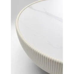Table basse Endless Vegas blanc Ø71cm