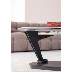 Table basse Franklin blanc 150x58cm
