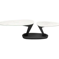 Table basse Franklin blanc 150x58cm