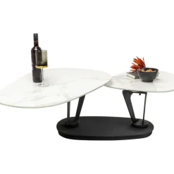 Table basse Franklin blanc 150x58cm