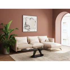 Table basse Franklin noir 150x58cm