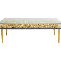 Table basse Gold Flowers 120x60