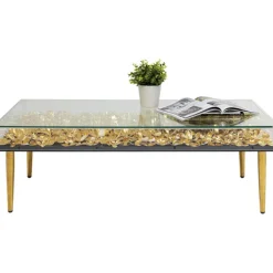 Table basse Gold Flowers 120x60