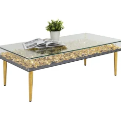 Table basse Gold Flowers 120x60