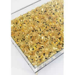 Table basse Gold Flowers 120x60