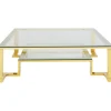 Table basse Gold Rush 120x120
