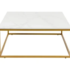 Table basse Key West doré 90x90cm