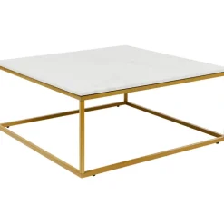 Table basse Key West doré 90x90cm
