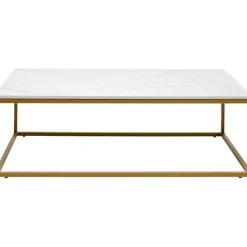 Table basse Key West doré 120x60cm