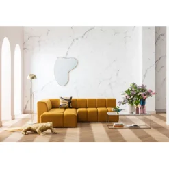 Table basse Key West doré 120x60cm