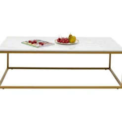 Table basse Key West doré 120x60cm