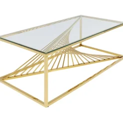 Table basse Laser doré 120x60cm
