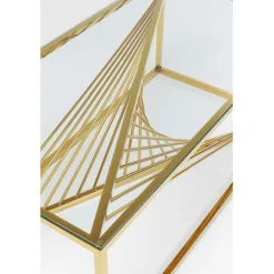 Table basse Laser doré 120x60cm