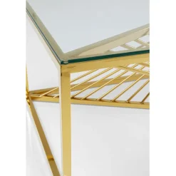 Table basse Laser doré 120x60cm