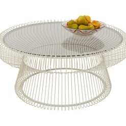 Table basse Lisboa Greige Ø86cm