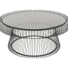 Table basse Lisboa noir Ø86cm