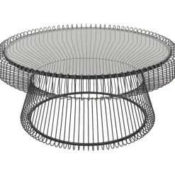 Table basse Lisboa noir Ø86cm