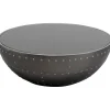 Table basse Lounge noir Graphite Ø83cm