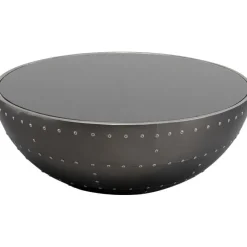 Table basse Lounge noir Graphite Ø83cm