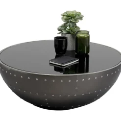 Table basse Lounge noir Graphite Ø83cm