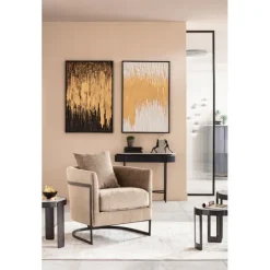 Table basse Perelli noir (3/set)