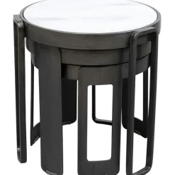 Table basse Perelli noir (3/set)